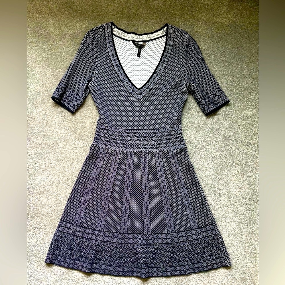BCBG Shapely V-Neck Dress